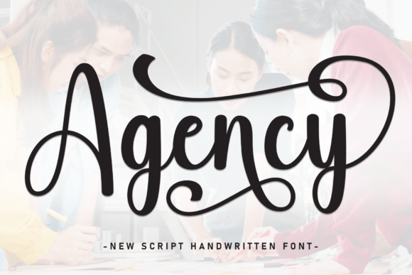 Agency: A Sweet Script Handwritten Font for Makers