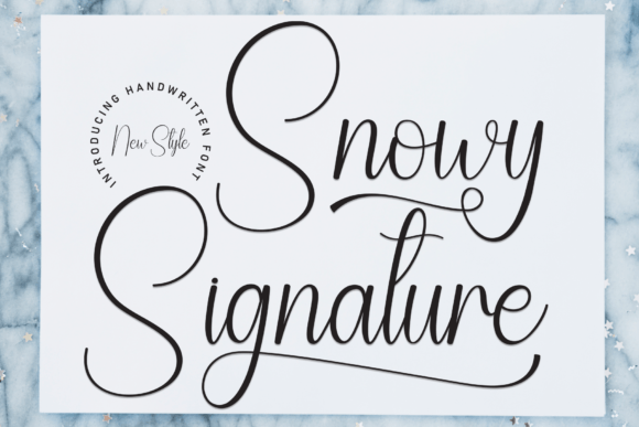 Branding with Snowy Signature: A Designer's Font Guide