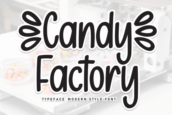 Candy Factory Font: Elegant Script for Branding