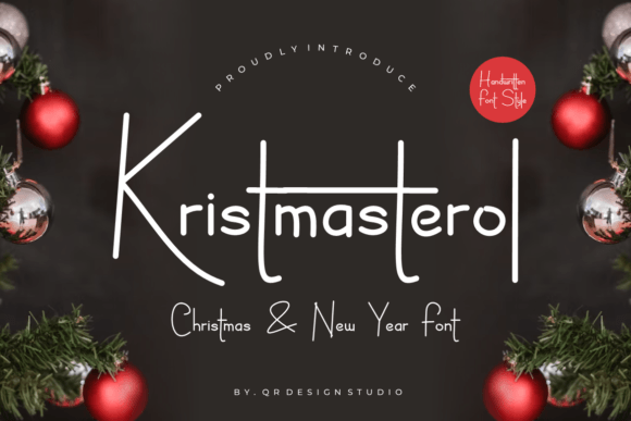 Elevate Your Brand with Kristmasterol Handwritten Font