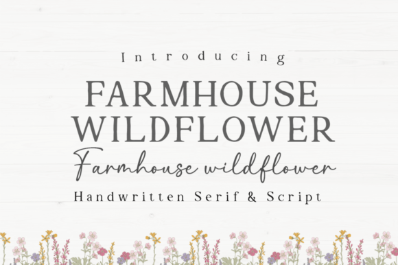 Farmhouse Wildflower Font Review for Brand Designers