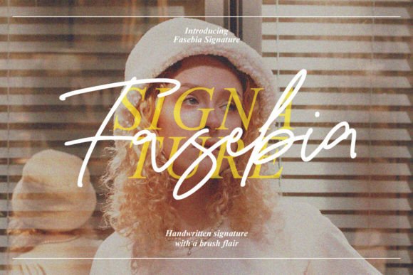 Fasebia: The Handmade Script Font for Crafters