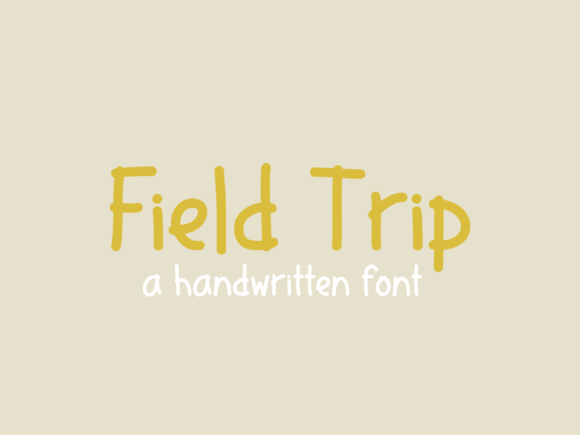 Field Trip: A Messy Script Font for Digital Brands