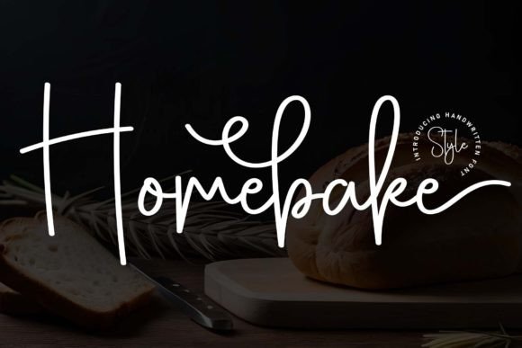 Homebake Font: A Sweet Typeface for Branding