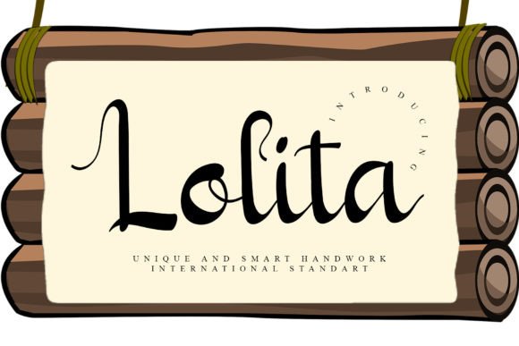 Lolita: An Elegant Script Handwritten Font for Editorial Design