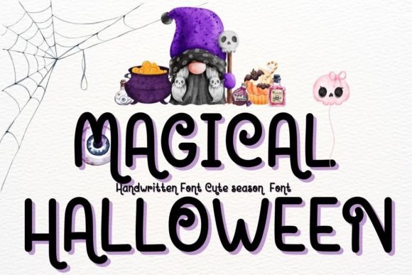Magical Halloween Font: A Script Handwritten Upgrade for Brands