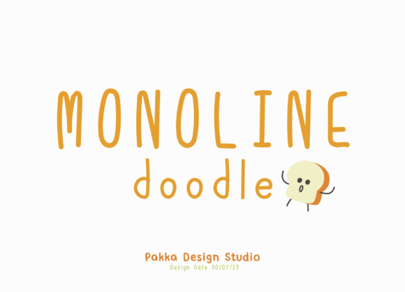 Monoline Doodle: The Handwritten Font for Small Business Branding