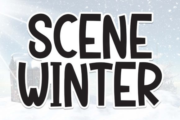 Scene Winter: The Perfect Handwritten Font for Crafters