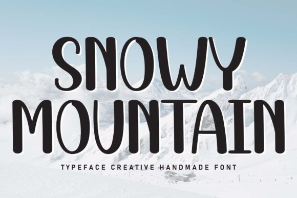 Snowy Mountain Font for Scroll-Stopping Social Media