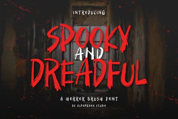 Spooky and Dreadful Font for Horror Branding
