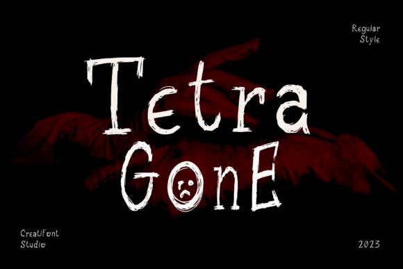 Tetragone: A Horror Script Font for Spooky Campaigns