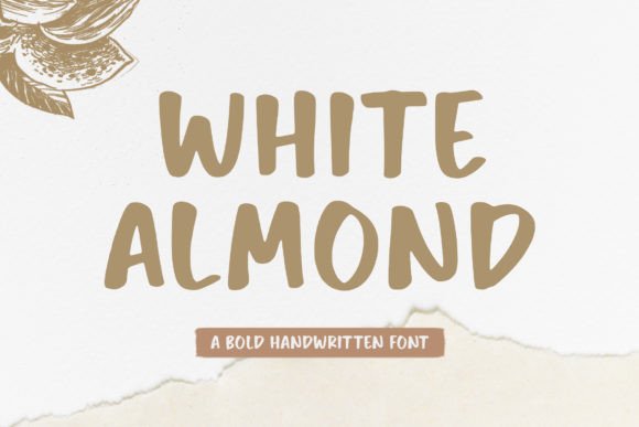 White Almond Font Review for Modern Campaign Design