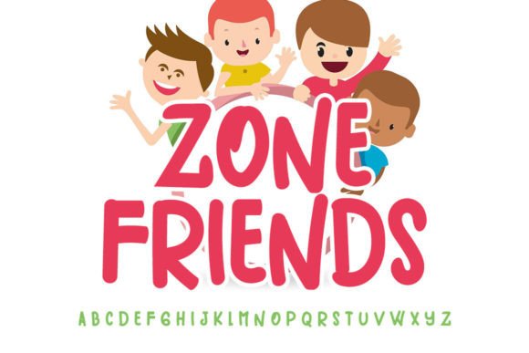 Zone Friends: A Sweet Handwritten Font for Branding
